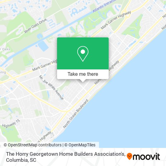 The Horry Georgetown Home Builders Association's map