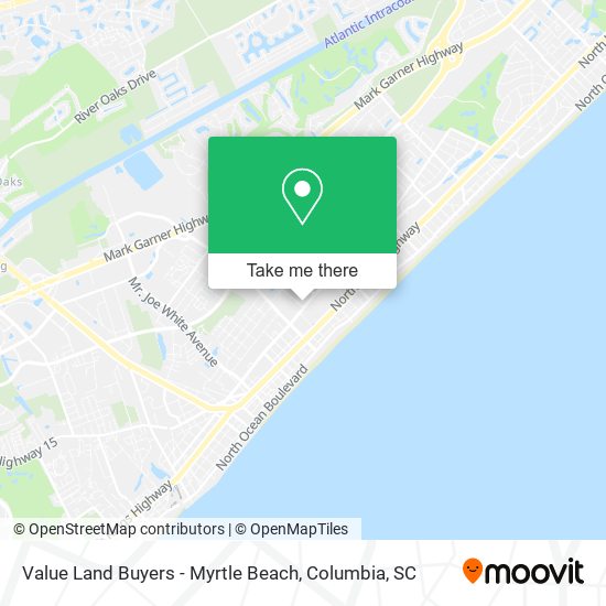 Mapa de Value Land Buyers - Myrtle Beach