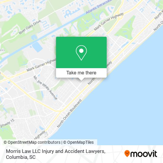 Mapa de Morris Law LLC Injury and Accident Lawyers