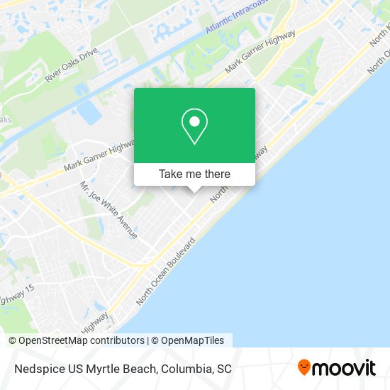 Nedspice US Myrtle Beach map