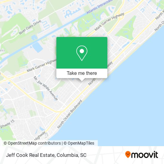 Jeff Cook Real Estate map