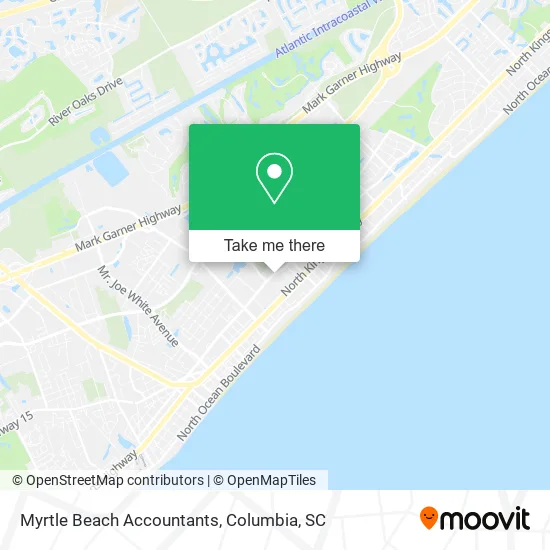 Myrtle Beach Accountants map