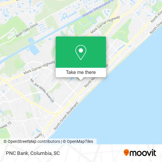 PNC Bank map