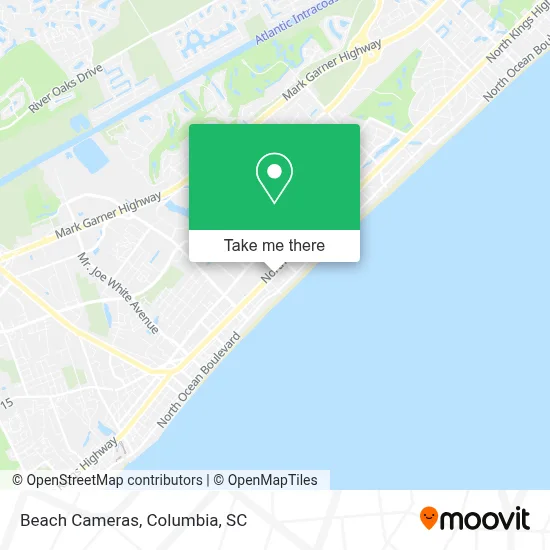 Beach Cameras map