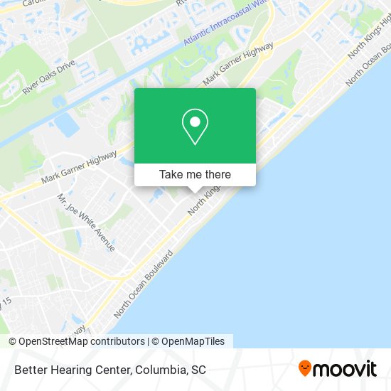 Better Hearing Center map