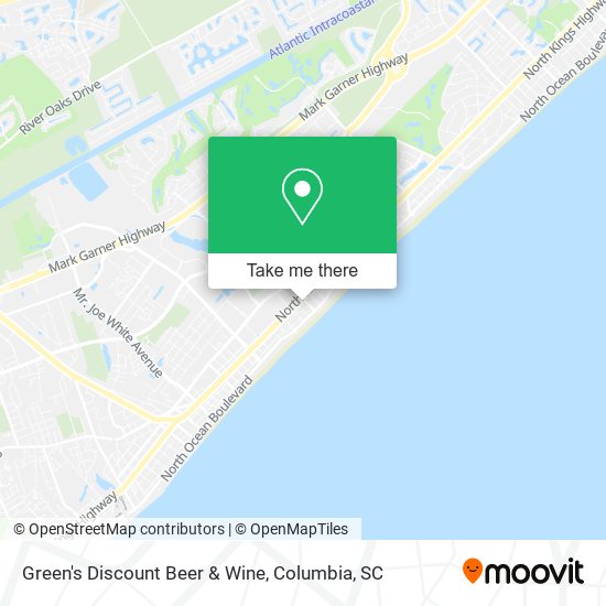 Green's Discount Beer & Wine map