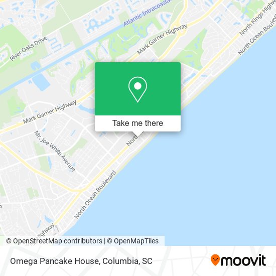Omega Pancake House map