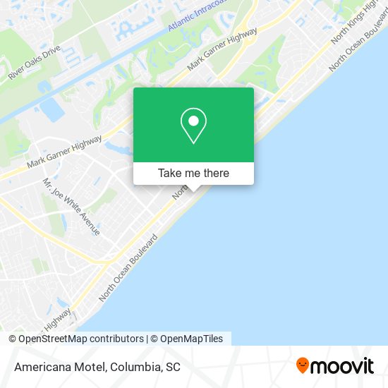 Mapa de Americana Motel