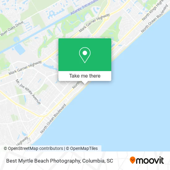 Best Myrtle Beach Photography map