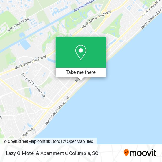 Lazy G Motel & Apartments map