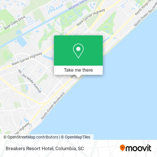 Mapa de Breakers Resort Hotel