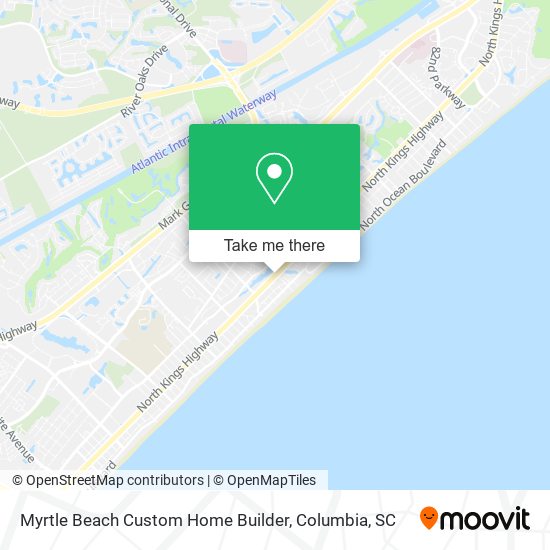 Mapa de Myrtle Beach Custom Home Builder