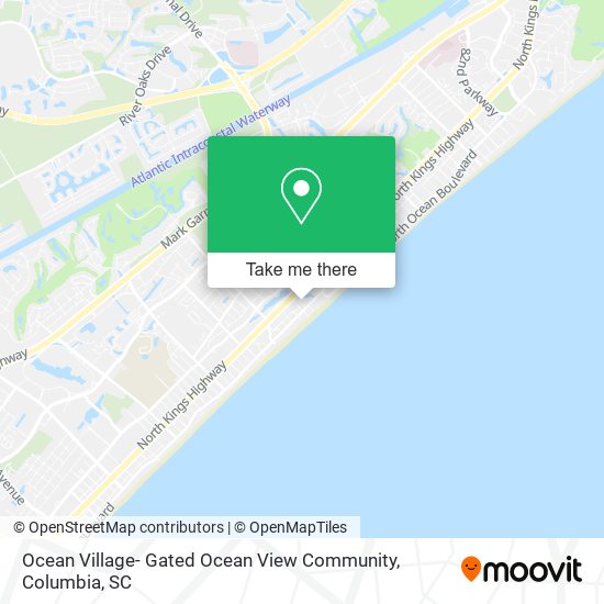 Ocean Village- Gated Ocean View Community map