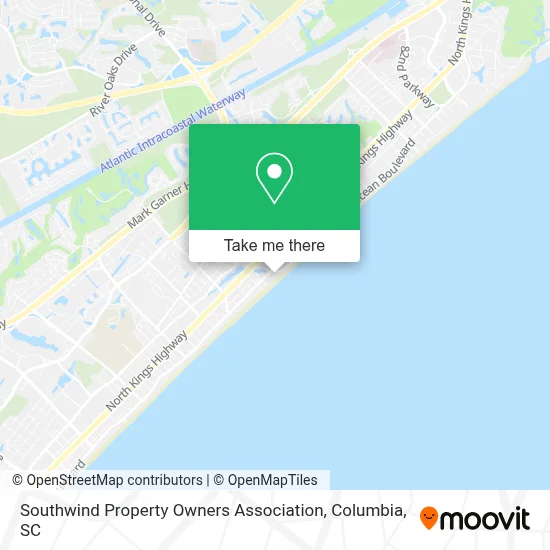 Southwind Property Owners Association map