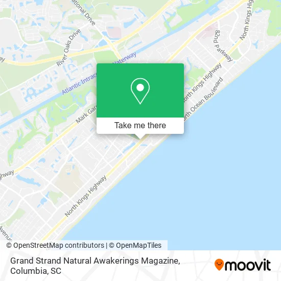 Grand Strand Natural Awakerings Magazine map