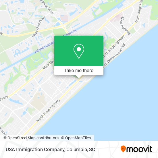 USA Immigration Company map