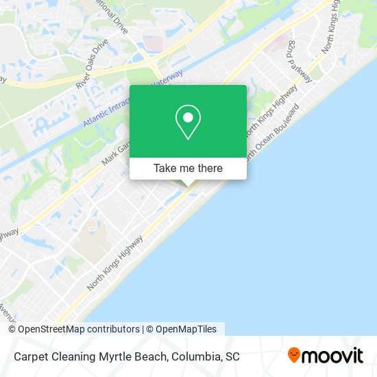 Carpet Cleaning Myrtle Beach map