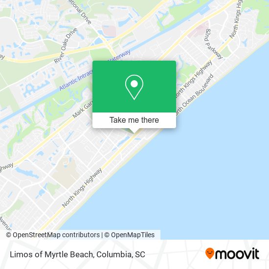 Limos of Myrtle Beach map