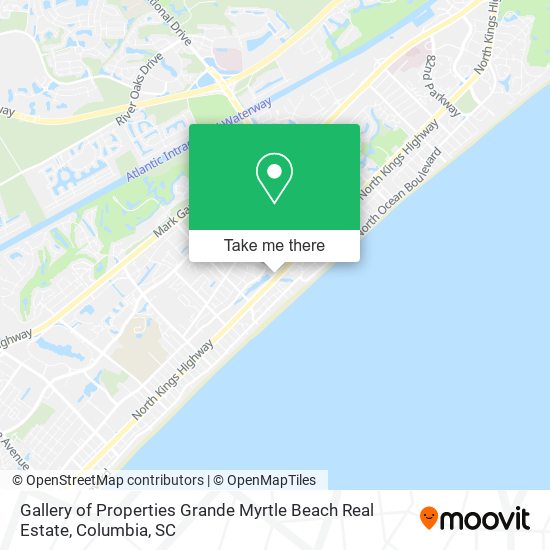 Mapa de Gallery of Properties Grande Myrtle Beach Real Estate