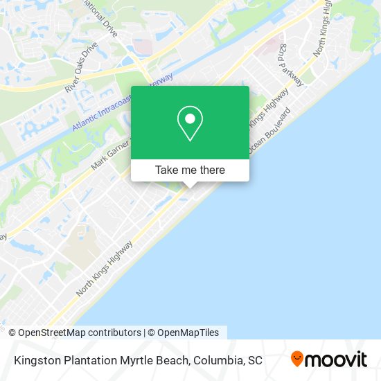 Mapa de Kingston Plantation Myrtle Beach