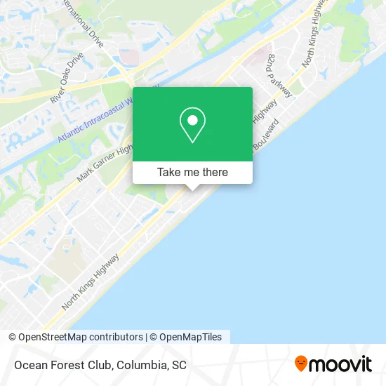 Ocean Forest Club map