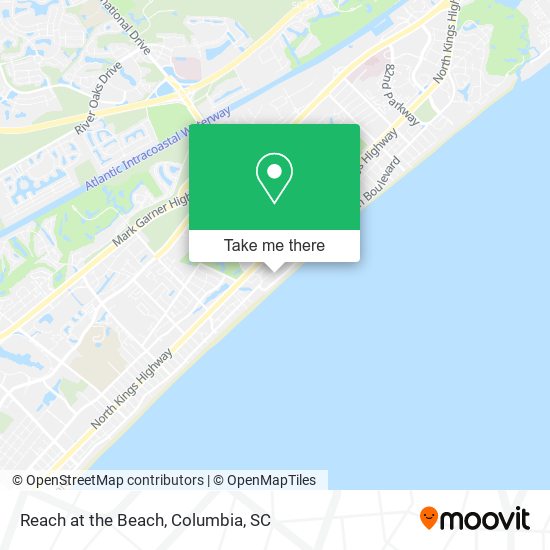 Reach at the Beach map