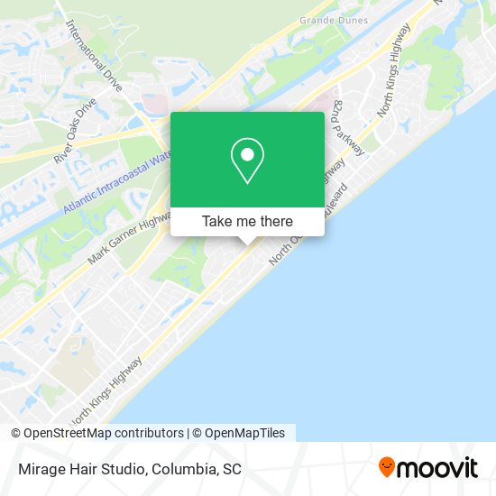 Mirage Hair Studio map