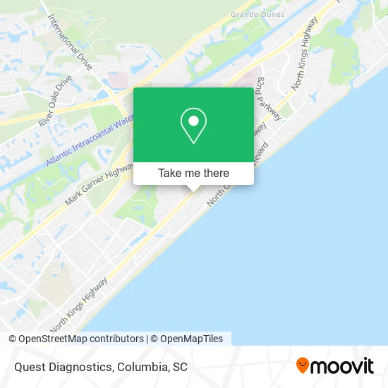 Quest Diagnostics map