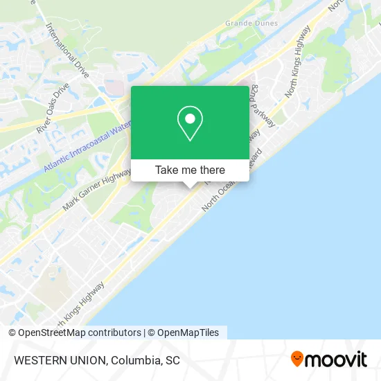 WESTERN UNION map