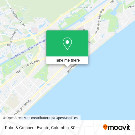 Palm & Crescent Events map