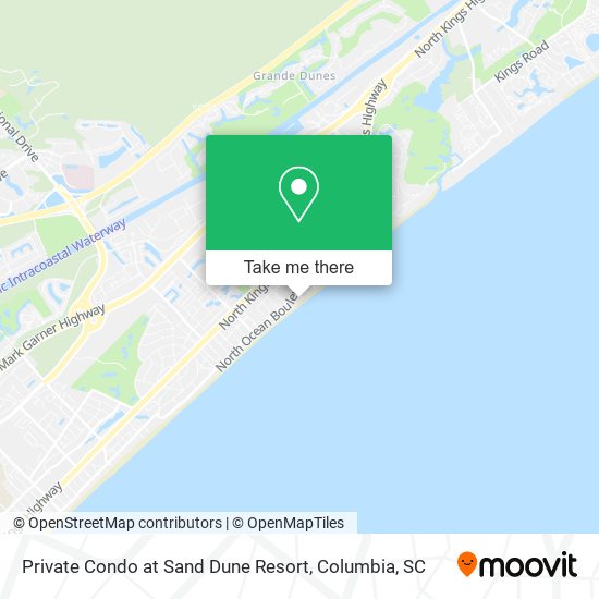 Private Condo at Sand Dune Resort map
