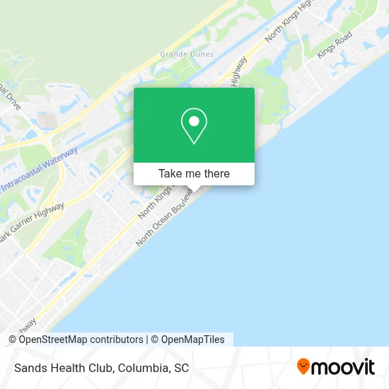 Sands Health Club map