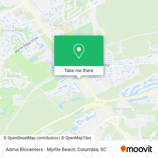 Adma Biocenters - Myrtle Beach map