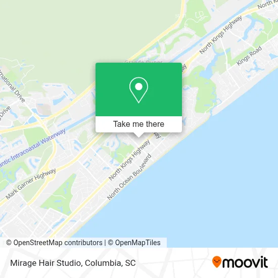 Mirage Hair Studio map