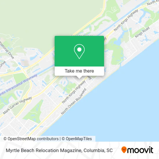 Myrtle Beach Relocation Magazine map