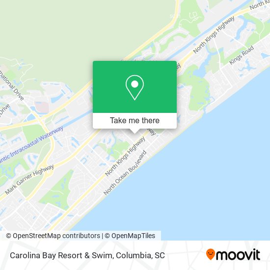 Mapa de Carolina Bay Resort & Swim