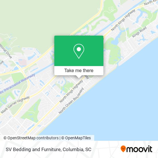 SV Bedding and Furniture map