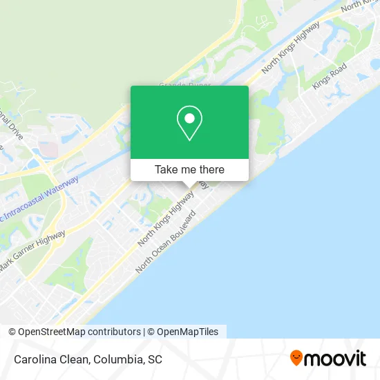 Carolina Clean map