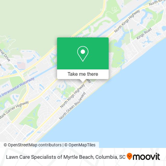 Lawn Care Specialists of Myrtle Beach map