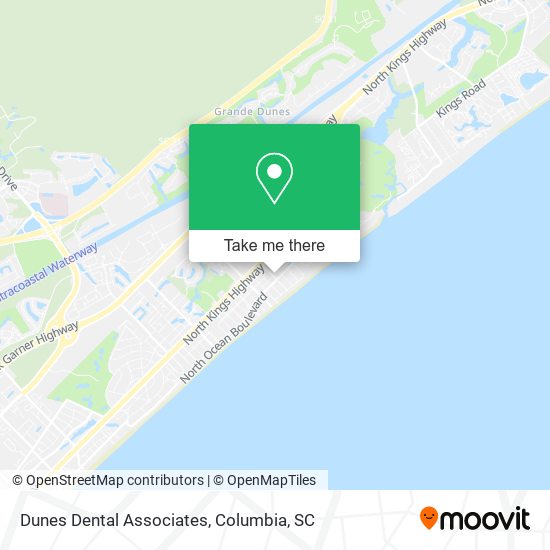 Dunes Dental Associates map
