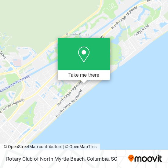 Rotary Club of North Myrtle Beach map