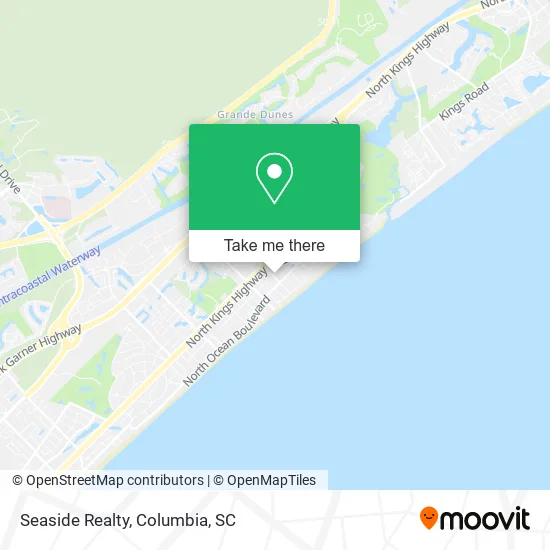 Seaside Realty map