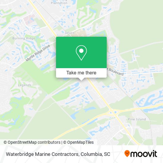 Waterbridge Marine Contractors map