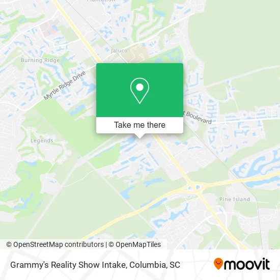 Grammy's Reality Show Intake map