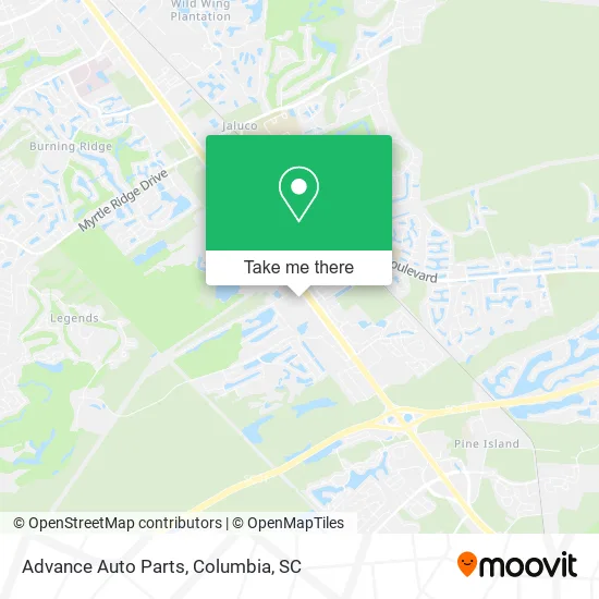 Advance Auto Parts map