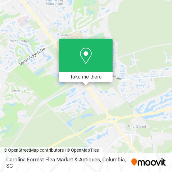 Carolina Forrest Flea Market & Antiques map