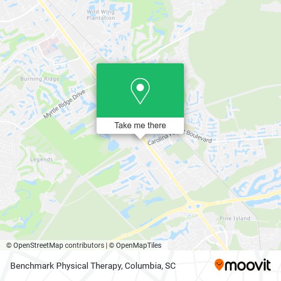 Benchmark Physical Therapy map