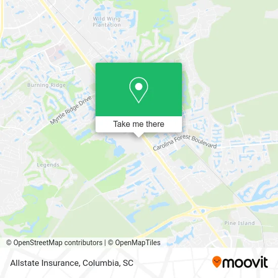 Allstate Insurance map