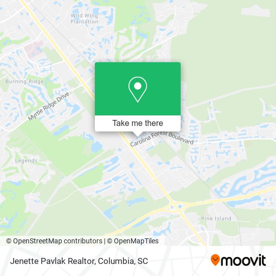 Jenette Pavlak Realtor map