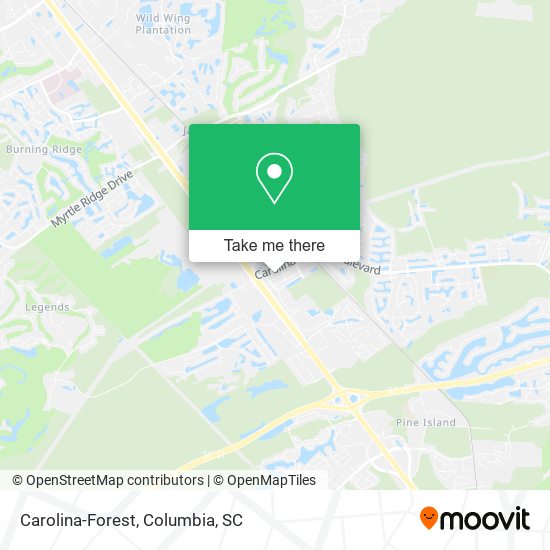 Mapa de Carolina-Forest